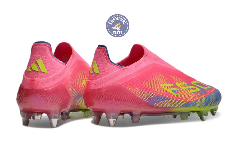 F50 Elite Laceless SG Mystic Victory - Rose/Vert/Blue Fusion
