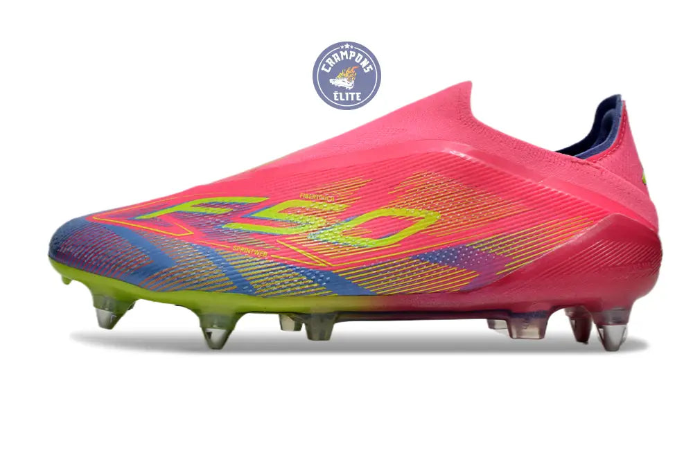 F50 Elite Laceless SG Mystic Victory - Rose/Vert/Blue Fusion