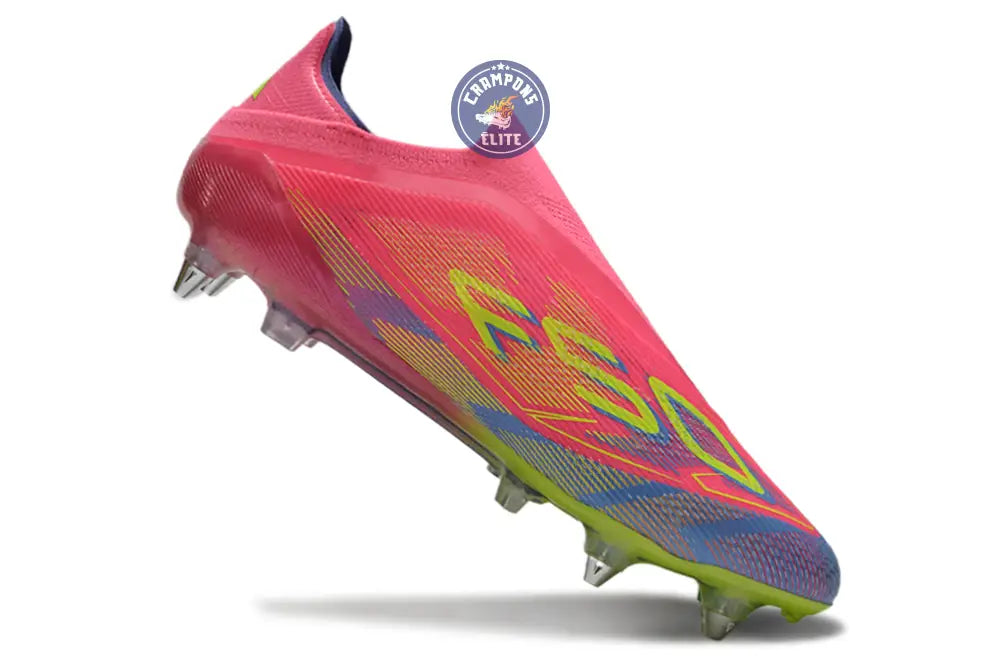 F50 Elite Laceless SG Mystic Victory - Rose/Vert/Blue Fusion