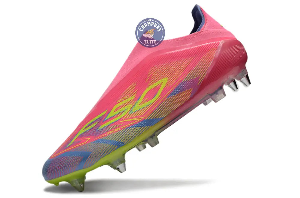 F50 Elite Laceless SG Mystic Victory - Rose/Vert/Blue Fusion