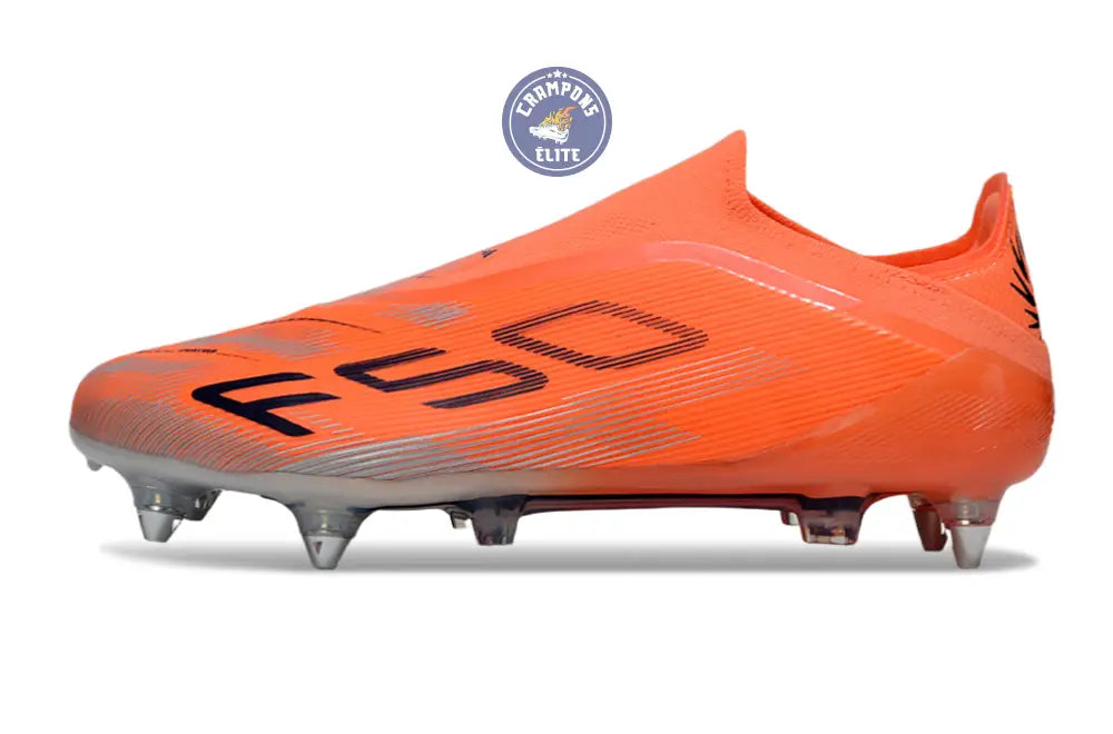 Image of F50 Elite Laceless SG - Orange/Noir/Gris
