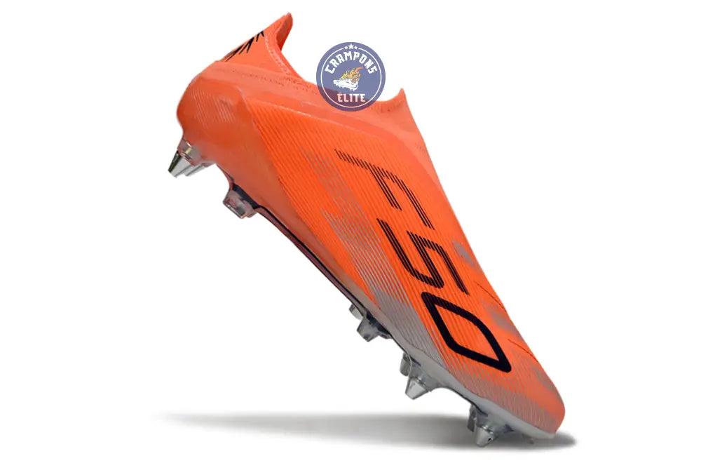F50 Elite Laceless SG - Orange/Noir/Gris