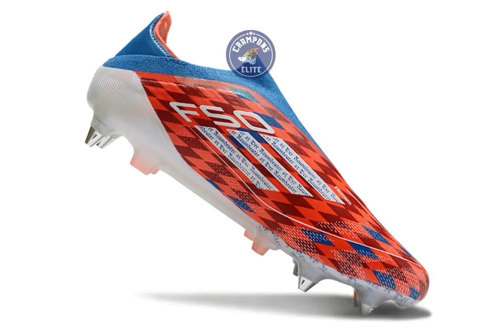 F50 Elite Laceless SG Thomas Müller Raumdeuter - Rouge/Blanc/Bleu ÉDITION LIMITÉE