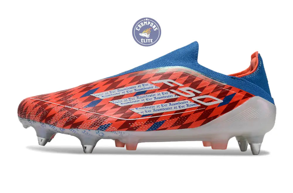 F50 Elite Laceless SG Thomas Müller Raumdeuter - Rouge/Blanc/Bleu ÉDITION LIMITÉE