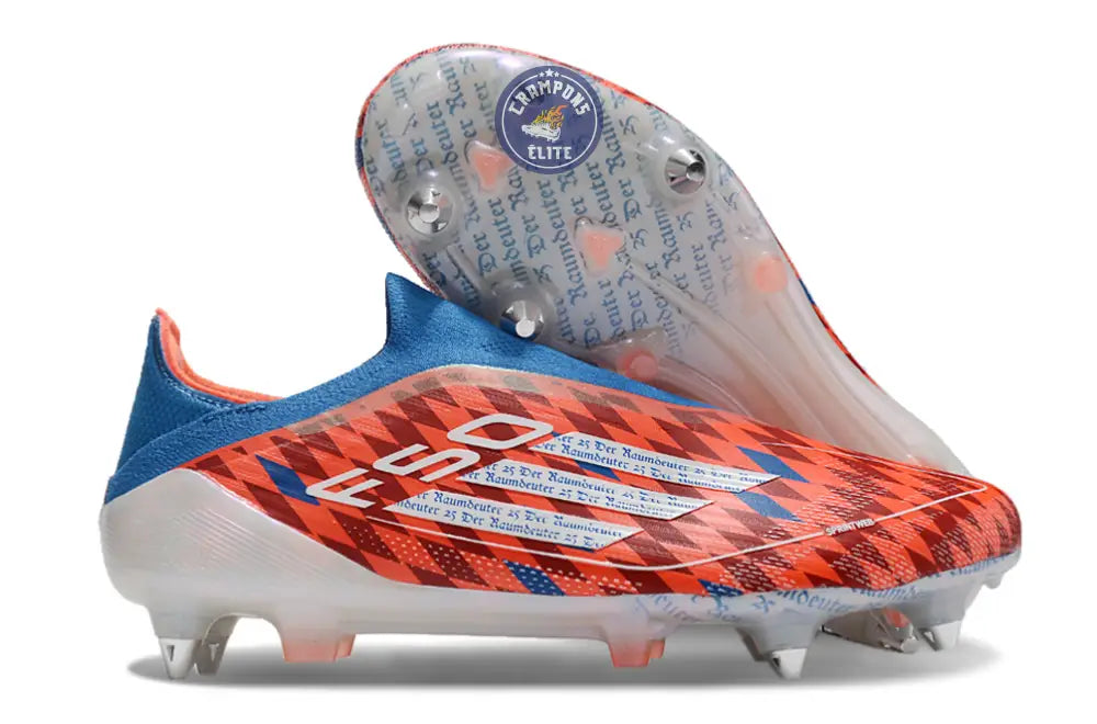 F50 Elite Laceless SG Thomas Müller Raumdeuter - Rouge/Blanc/Bleu ÉDITION LIMITÉE