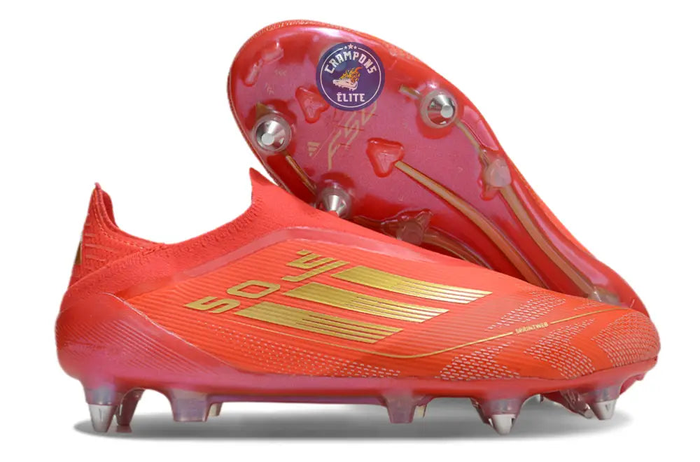 F50 Elite Laceless SG Two Horizons - Rouge/Doré/Rouge ÉDITION LIMITÉE