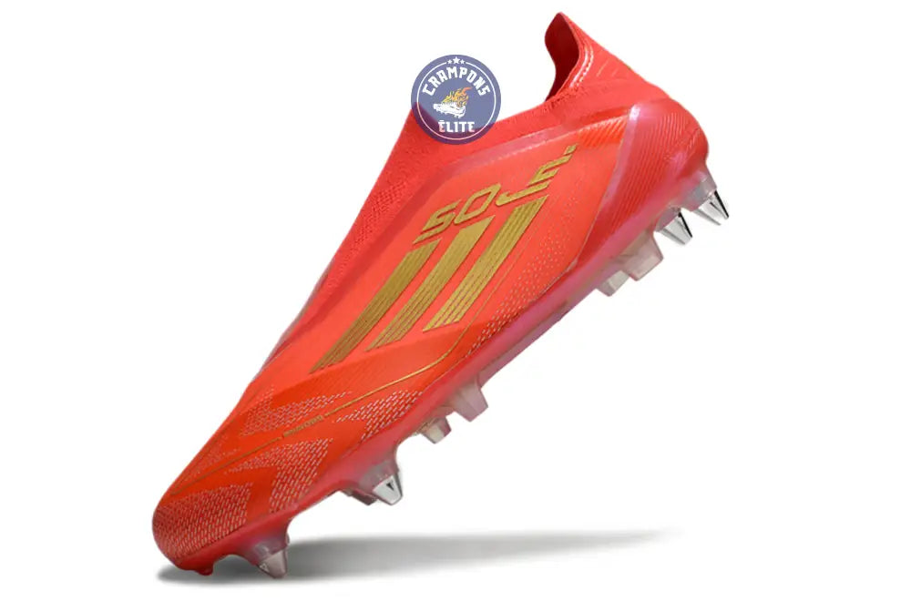 F50 Elite Laceless SG Two Horizons - Rouge/Doré/Rouge ÉDITION LIMITÉE
