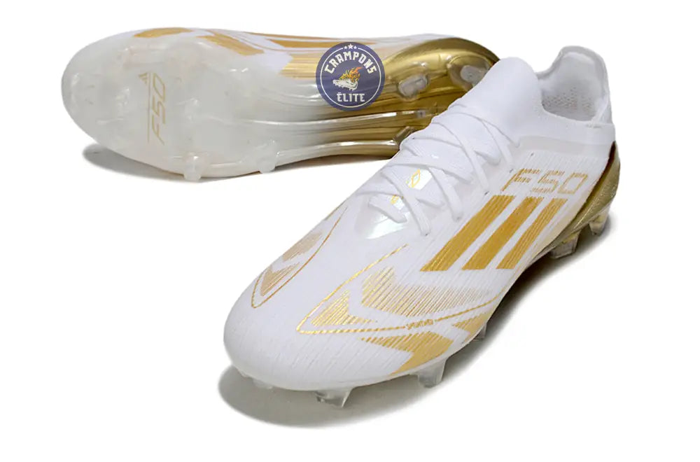 Image of F50 Elite Lacets FG - Blanc/Doré