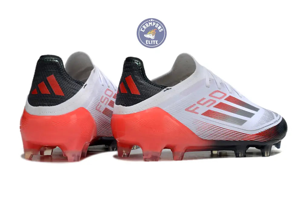 F50 Elite Lacets FG - Blanc/Rouge/Noir
