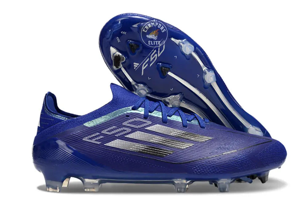 Image of F50 Elite Lacets FG - Bleu/Noir/Argenté