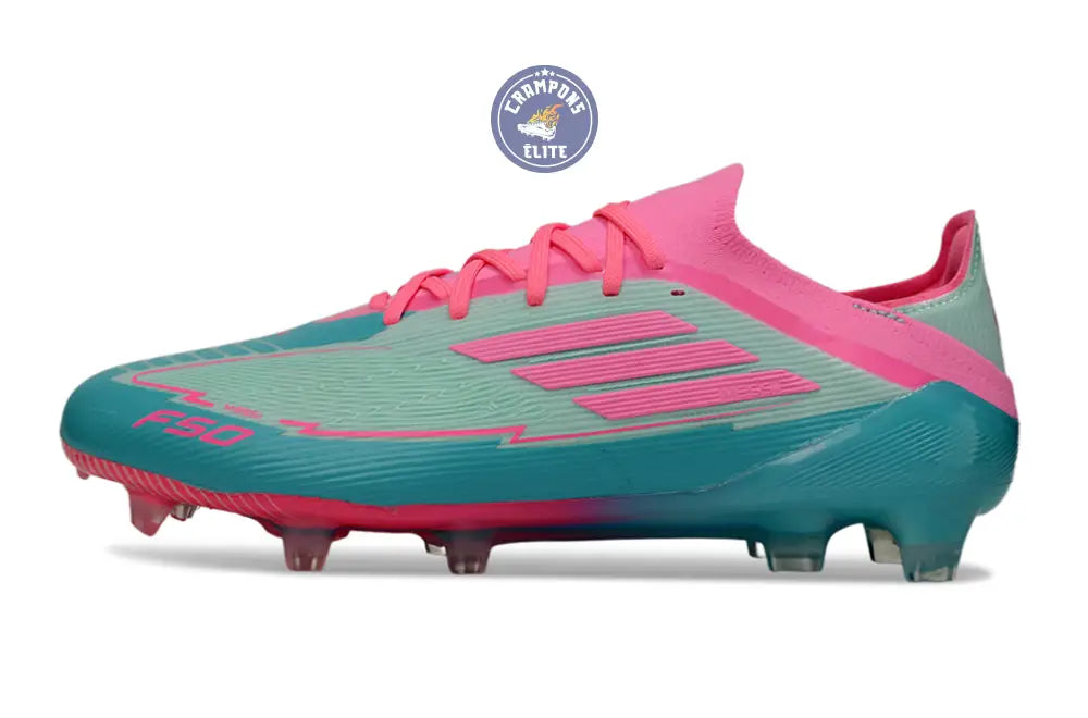 Image of F50 Elite Lacets FG - Bleu Turquoise/Bleu/Rose