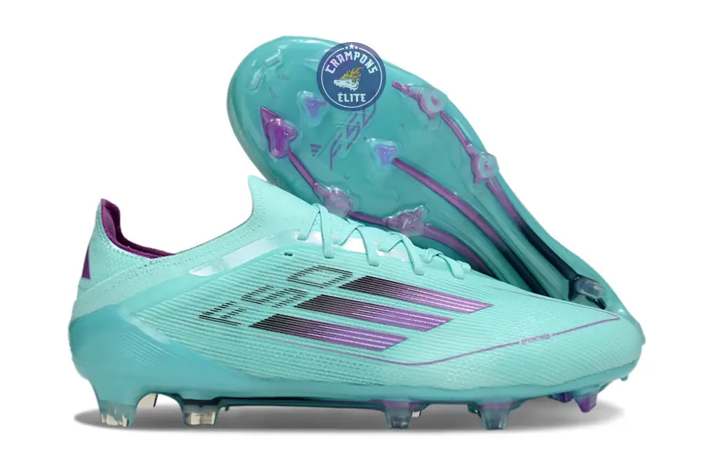 Image of F50 Elite Lacets FG - Bleu Turquoise/Violet