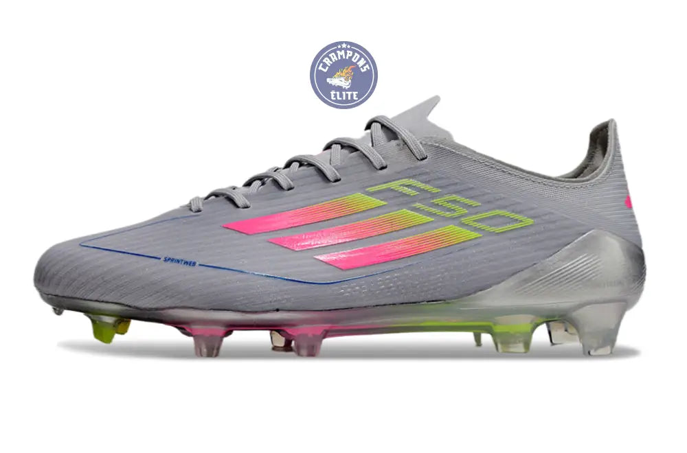 F50 Elite Lacets FG - Gris/Multicolor