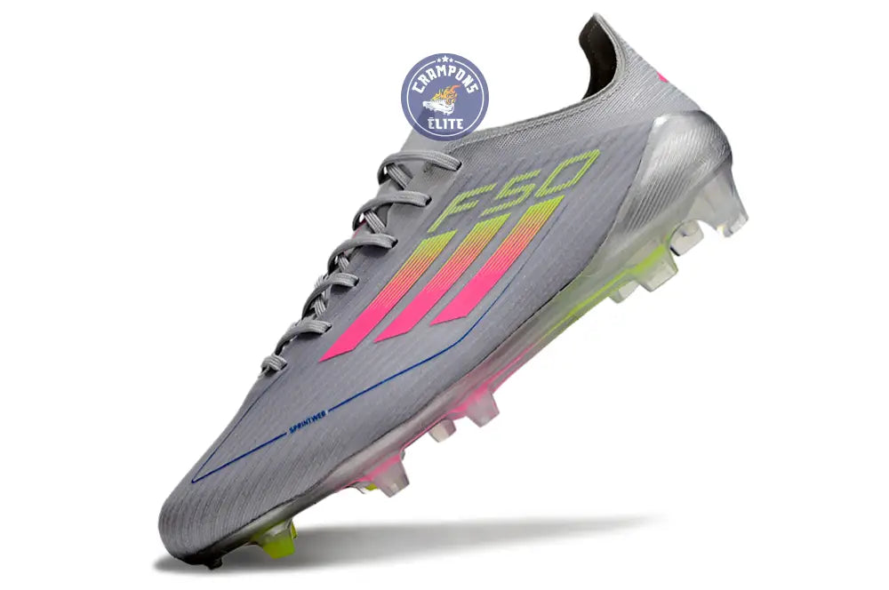 F50 Elite Lacets FG - Gris/Multicolor