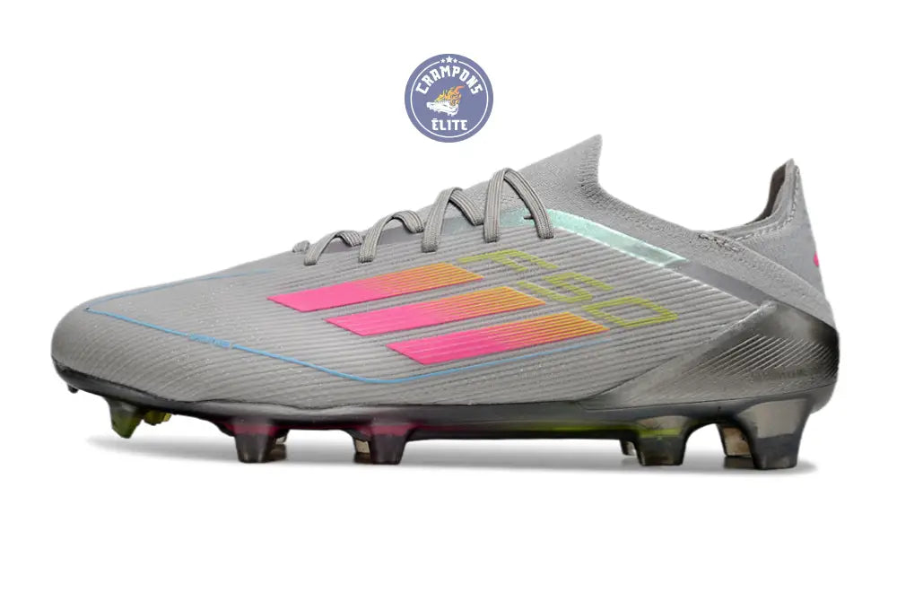 F50 Elite Lacets FG - Gris/Noir/Multicolor