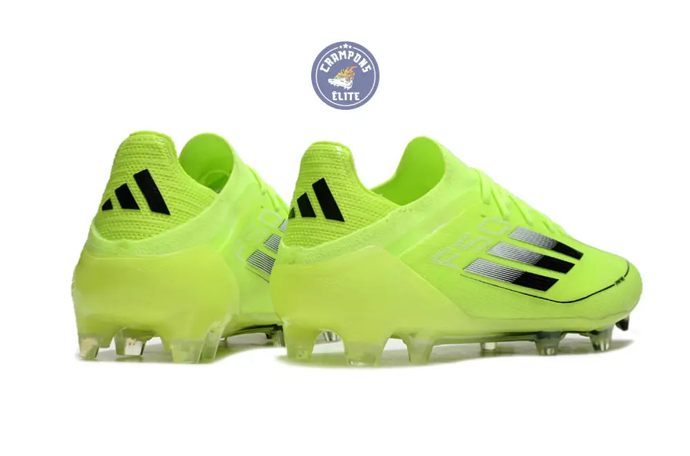 F50 Elite Lacets FG - Jaune Fluo/Noir