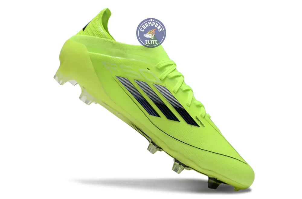 F50 Elite Lacets FG - Jaune Fluo/Noir