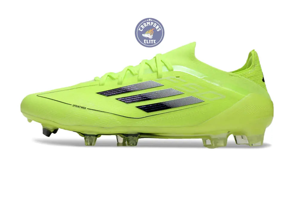 Image of F50 Elite Lacets FG - Jaune Fluo/Noir