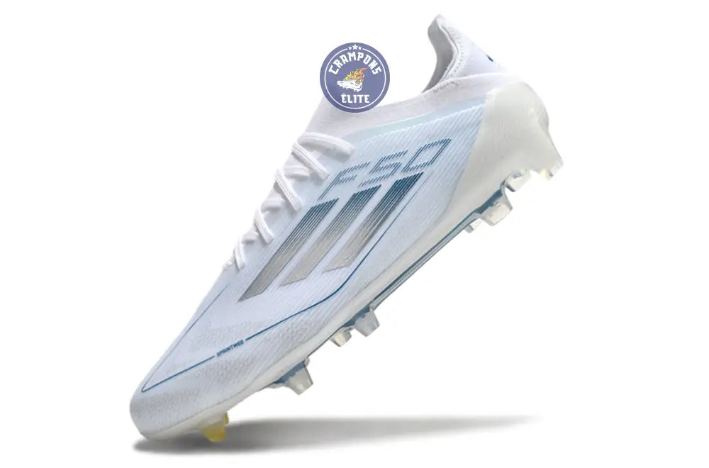 Image of F50 Elite Lacets FG Polar Victory - Blanc/Argenté/Bleu