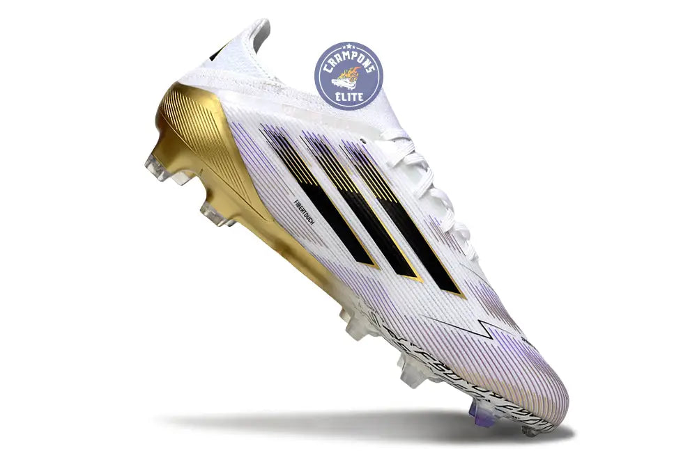 F50 Elite Lacets FG Road to Glory - Blanc/Noir/Doré