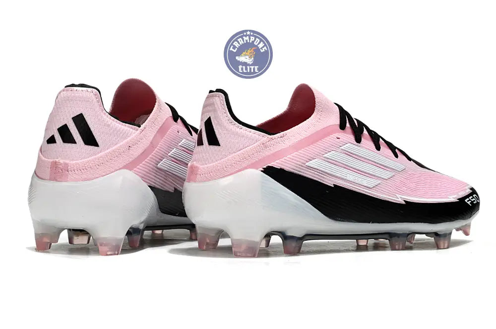 F50 Elite Lacets FG - Rose/Blanc/Noir