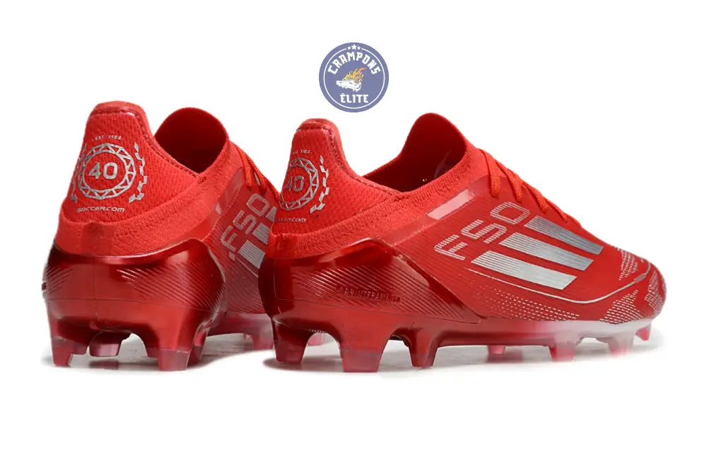 Image of F50 Elite Lacets FG - Rouge/Blanc