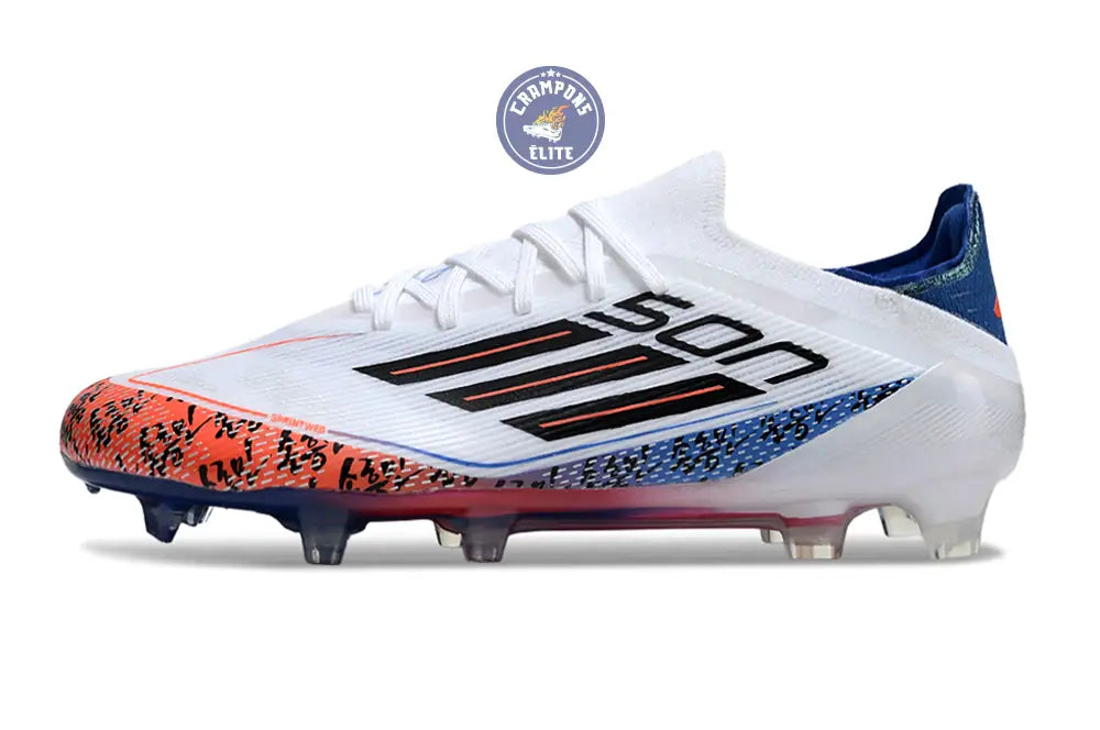 F50 Elite Lacets FG Son Heung-Min TAEGEUK7 - Blanc/Noir/Rouge ÉDITION LIMITÉE