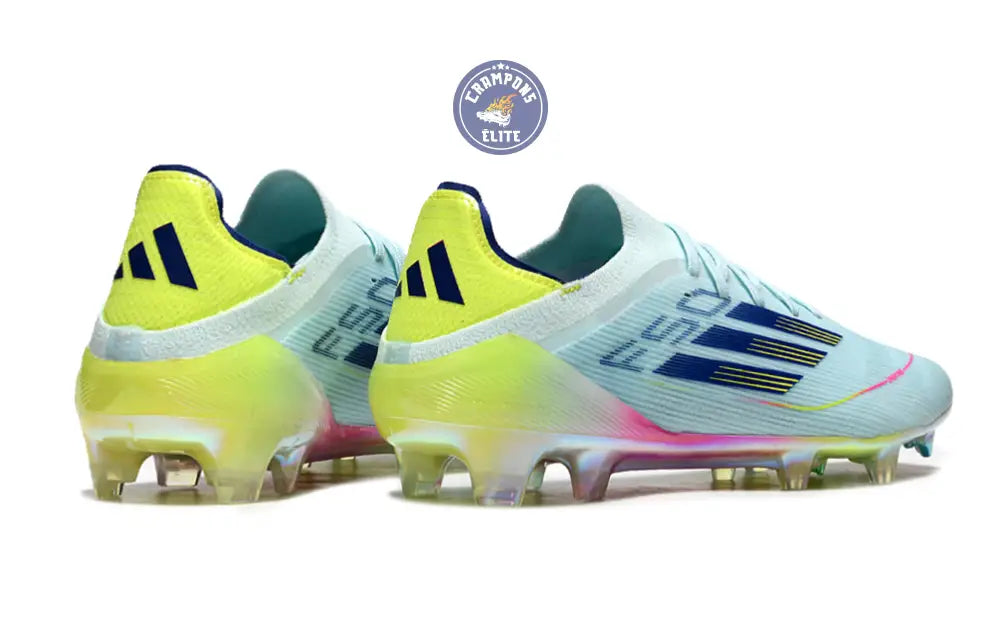 F50 Elite Lacets FG Stellar Icon - Almost Blue/Bleu/Jaune