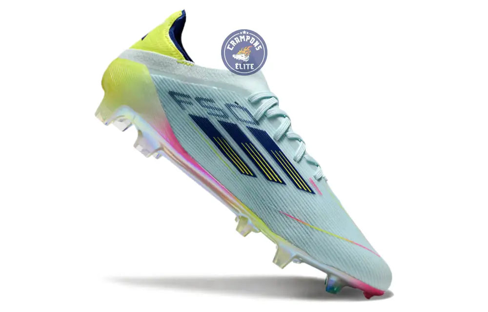 F50 Elite Lacets FG Stellar Icon - Almost Blue/Bleu/Jaune