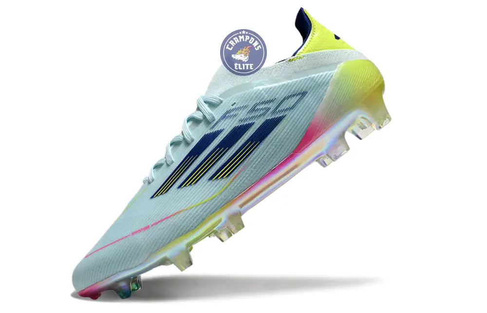 F50 Elite Lacets FG Stellar Icon - Almost Blue/Bleu/Jaune