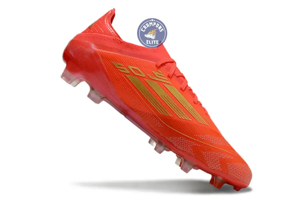 F50 Elite Lacets FG Two Horizons - Rouge/Doré/Rouge ÉDITION LIMITÉE
