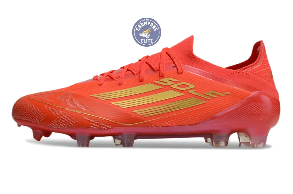 Image of F50 Elite Lacets FG Two Horizons - Rouge/Doré/Rouge ÉDITION LIMITÉE