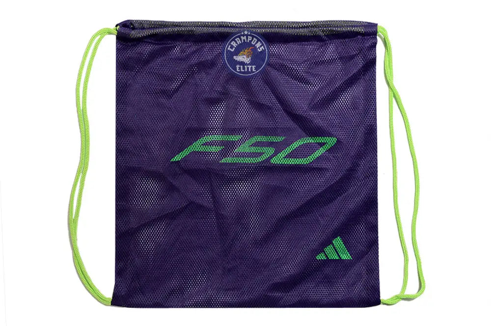 Image of F50 Elite Lacets FG - Violet/Vert Fluo/Gris