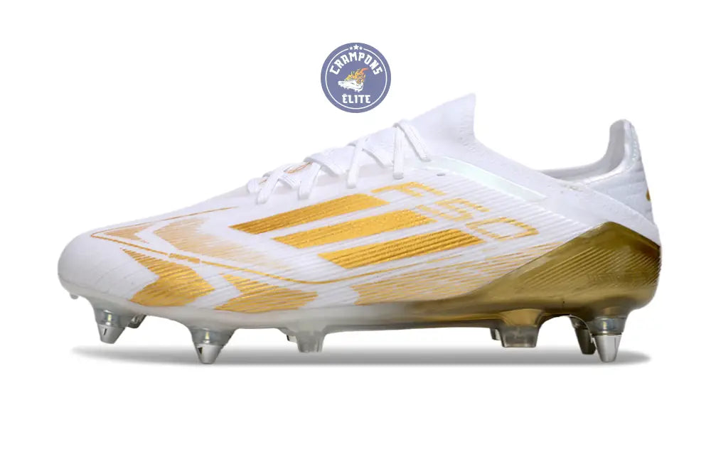 F50 Elite Lacets SG - Blanc/Doré