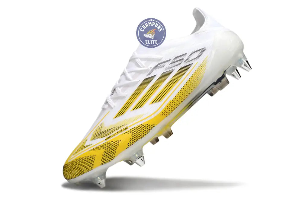 Image of F50 Elite Lacets SG - Blanc/Jaune/Noir