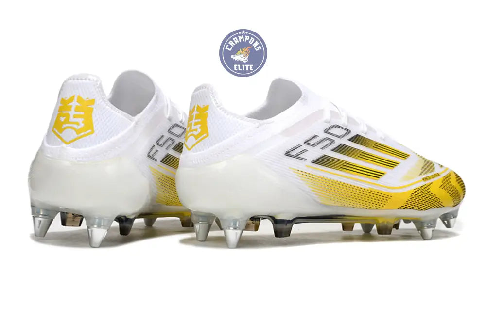 F50 Elite Lacets SG - Blanc/Jaune/Noir
