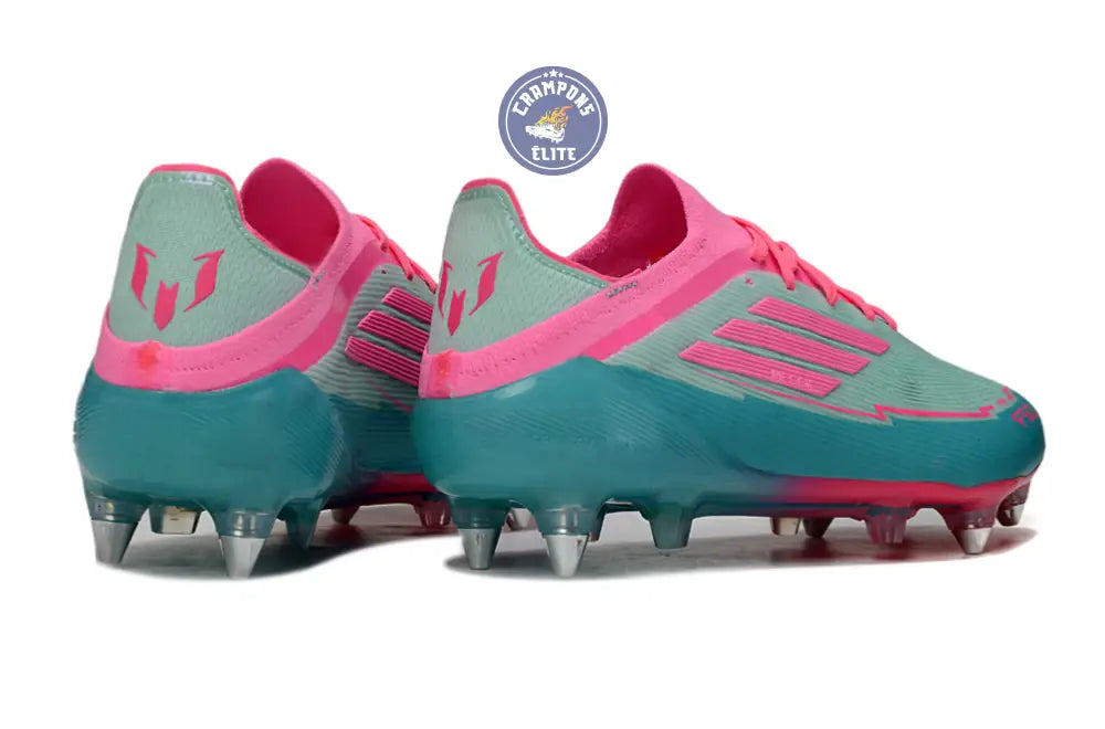 F50 Elite Lacets SG - Bleu Turquoise/Bleu/Rose