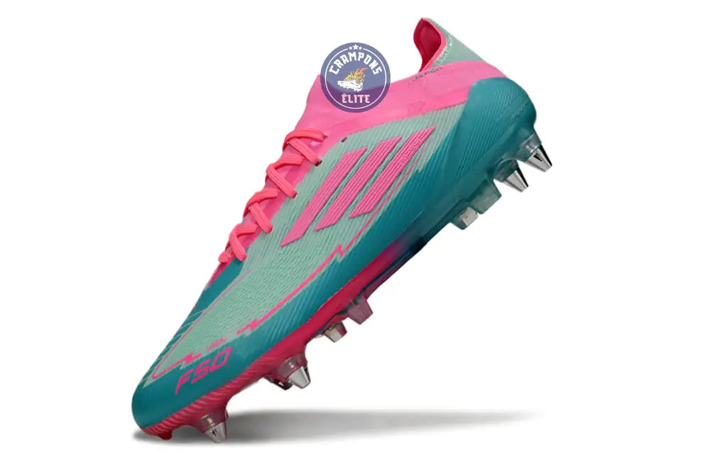 Image of F50 Elite Lacets SG - Bleu Turquoise/Bleu/Rose