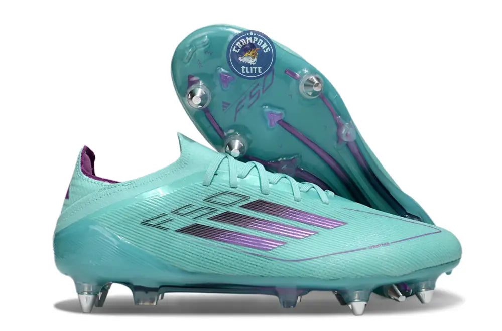 Image of F50 Elite Lacets SG - Bleu Turquoise/Violet