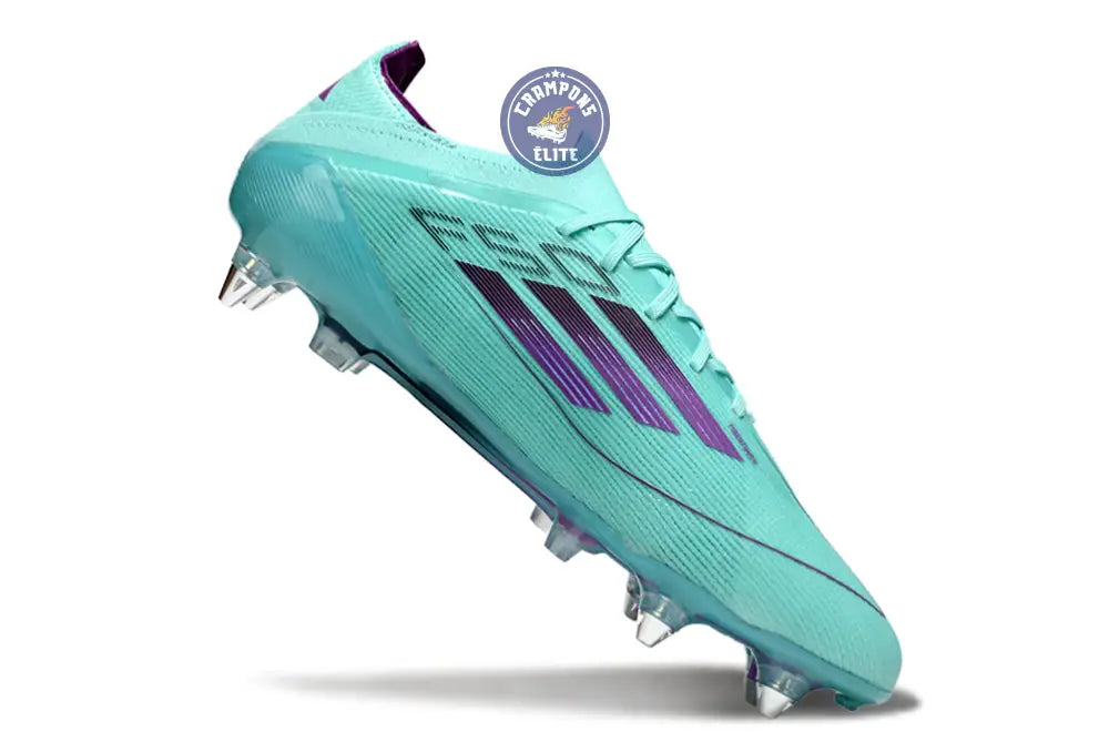 F50 Elite Lacets SG - Bleu Turquoise/Violet