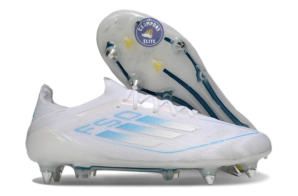 F50 Elite Lacets SG Polar Victory - Blanc/Argenté/Bleu
