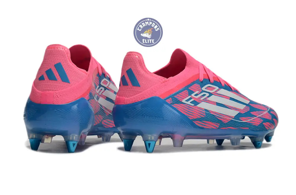 F50 Elite Lacets SG Reemergence - Bleu/Blanc/Rose