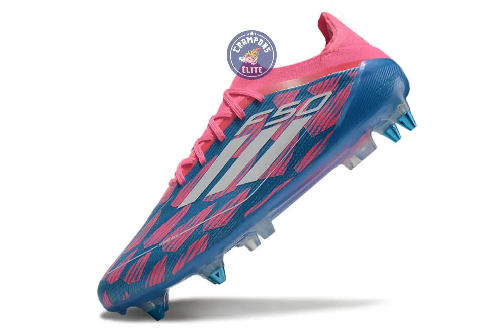 F50 Elite Lacets SG Reemergence - Bleu/Blanc/Rose