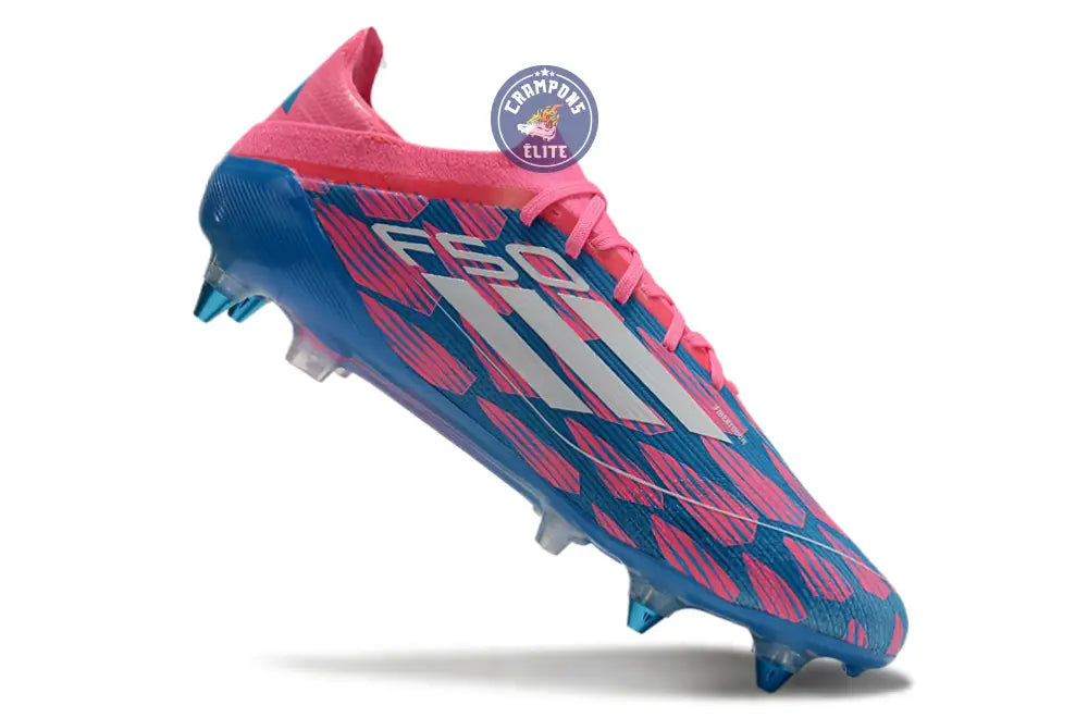 F50 Elite Lacets SG Reemergence - Bleu/Blanc/Rose