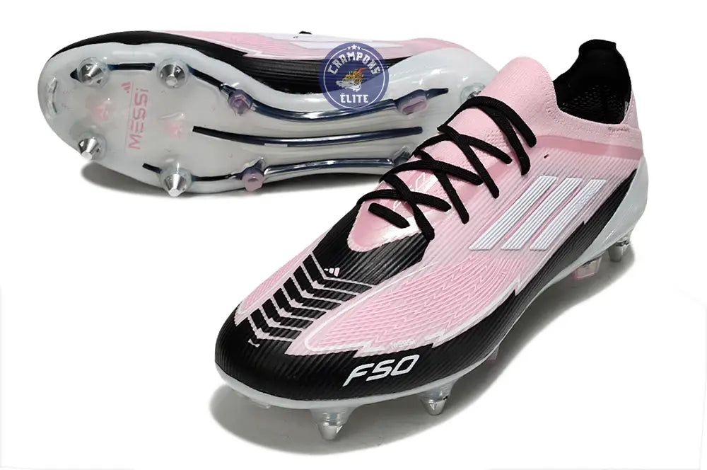 Image of F50 Elite Lacets SG - Rose/Blanc/Noir