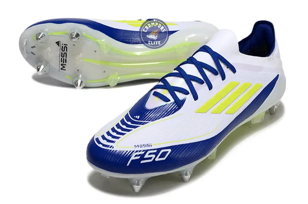 F50 Elite SG - Blanc/Bleu/Jaune