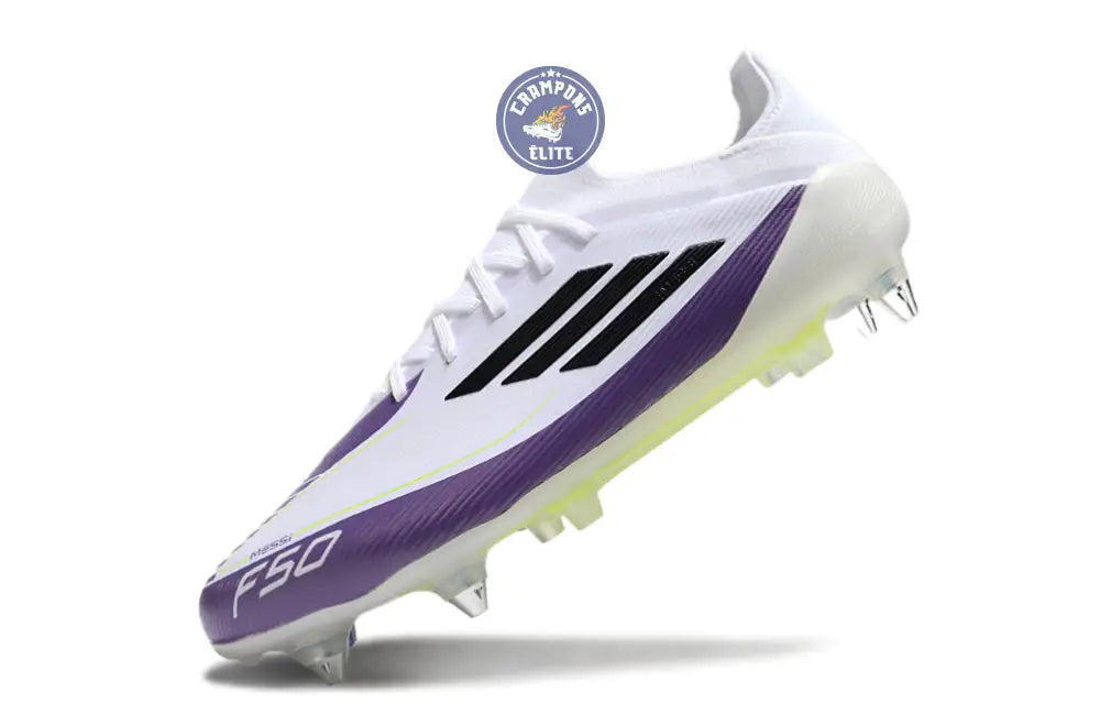 Image of F50 Elite SG Soft Ground - Blanc/Noir/Violet
