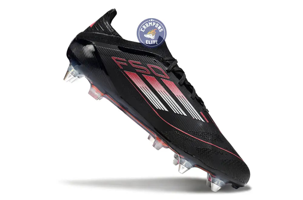 F50 Elite SG Stealth Victory - Noir/Argenté/Lucid Red