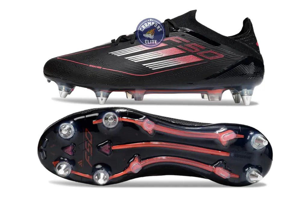 F50 Elite SG Stealth Victory - Noir/Argenté/Lucid Red