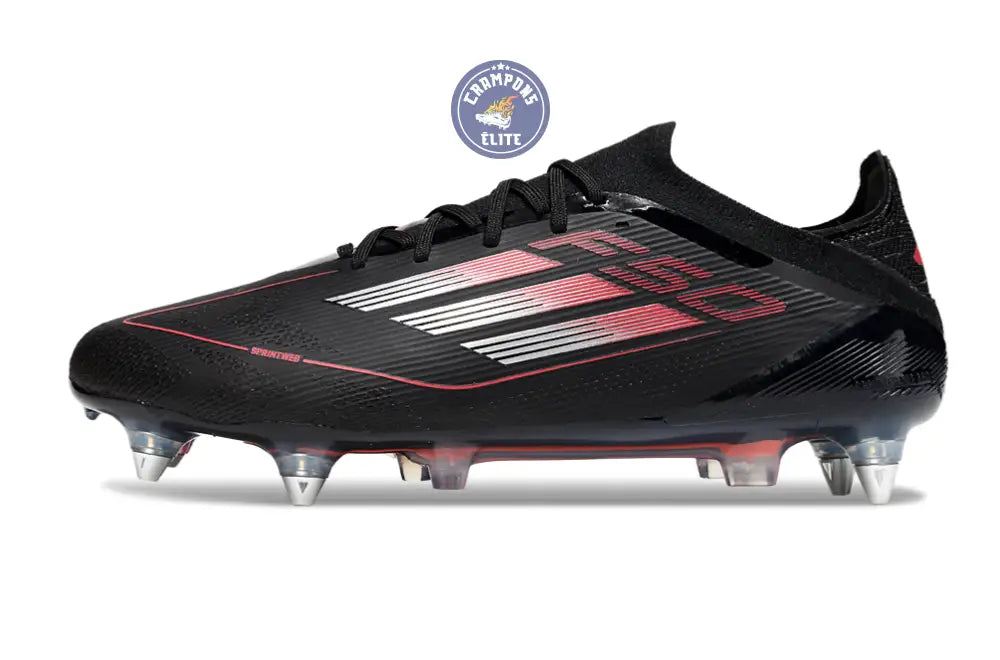 F50 Elite SG Stealth Victory - Noir/Argenté/Lucid Red